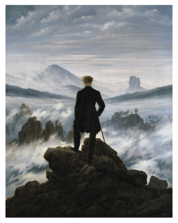 The Wanderer Above the Sea of Fog / Caspar David Friedrich