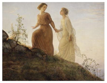 Poem of the soul. On the mountain (Louis Janmot)